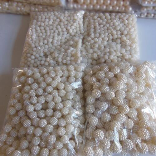Mobile phone hairdressing essential 10mm-30mm waxberry ball pearls DIY originality handwork materia wholesale 500g