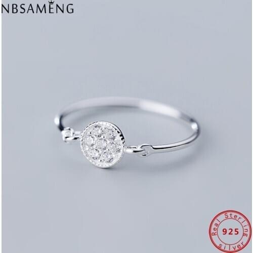 100% 925 Sterling Silver Wedding Rings For Women Luxury Brand Engagement Crystal Ring Jewelry Love Gift Anel Masculino