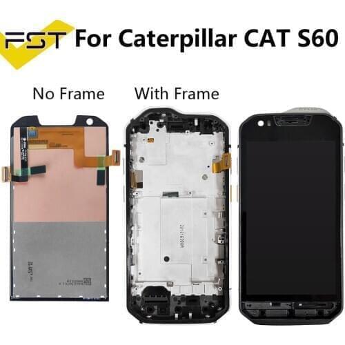 4.7inch For Caterpillar CAT S60 LCD Display+Touch Screen Digitizer Assembly with Frame Replacement Parts+Tools