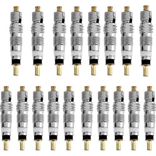 1-10pcs Copper Valve Cores Silver Detachable Presta Valve Core Replacement Air Pump Bicycle Valve MTB/Road Bike Accessories