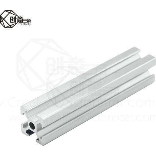 1pc 2020 aluminum profile European standard anodized linear guide aluminum profile 2020 CNC 3D printer parts