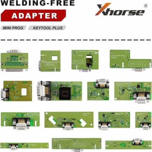 Xhorse Solder-Free Adapters Cables Full Set XDNPP0CH Work With VVDI MINI PROG and KEY TOOL PLUS Key Programmer
