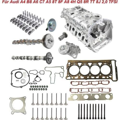 AP01 Cylinder Head & Camshaft & Gaskets Kit for Audi 2.0 TFSI CAEA CAEB CAED CDNB CDNC