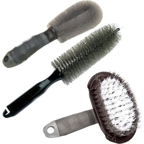 Car Rim Handle Vehicle Cleaning Brush Cleaner Dust Remover Plastic Motorcycle Truck Washing Vehicle Wash Tire Cleaning Tools
