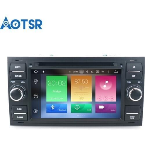 Aotsr Android 8.0 GPS Navigation Car DVD Player For FORD Focus 2005-2007 C-Max 2006-2010 Multimedia 2 Din Radio Recorder 4G+32G