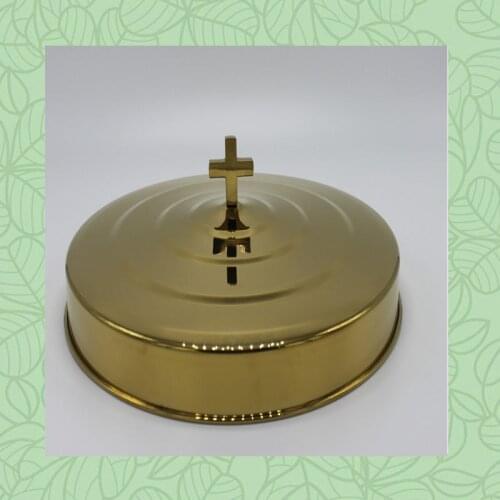 Brasstone communion ten cross lid free shipping