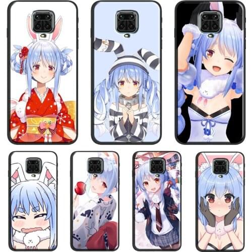 Usada Pekora Hololive Anime For Xiaomi Redmi 9 9A 9C 9T K40 Funda For Redmi Note 10 Pro 8T 9S Note 9 8 7 Pro Soft Case
