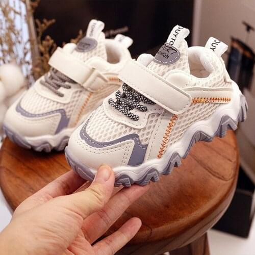 Kids Shoes Children Sport Shoes Breathable Boys Girls Toddler Sneakers Soft Light Outdoor Kids Running Shoes Spring & Autumn