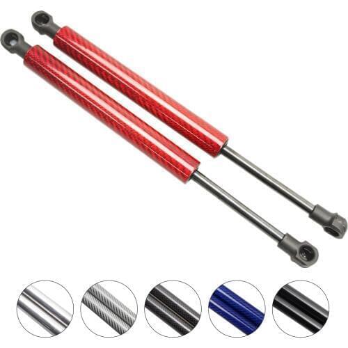 For RENAULT TWINGO II Hatchback 2007-2016 Rear Boot Tailgate Trunk Carbon FIber Gas Struts Prop Lift Support Damper 385,5mm