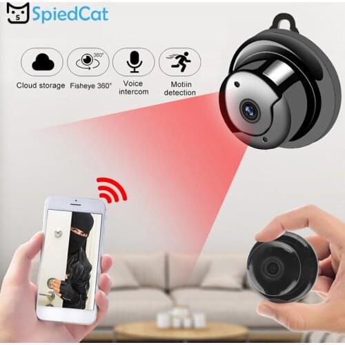 HD Mini Wireless Wifi IP P2P Small CCTV Night Vision Motion Detection Home Baby Pet Security Surveillance Camera Support TF Card