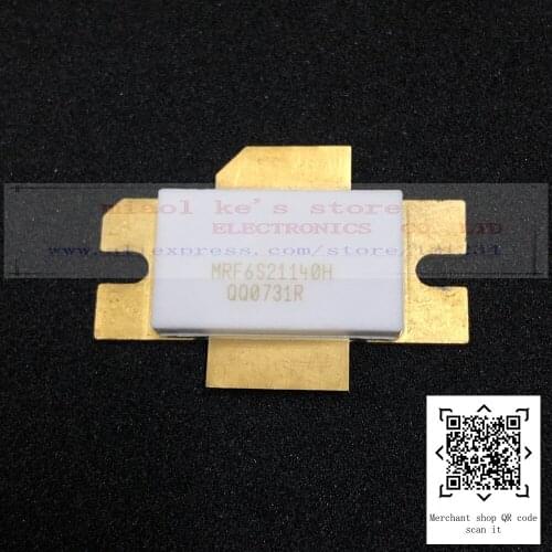MRF6S21140H MRF6S21140HR3 MRF6S21140HR5 [ CASE465B-03/ NI-880 ] 68V 30W 1.2A 15.5dB 2.12GHz - High-quality original transistor