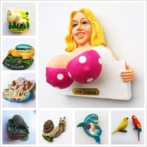 New Zealand scenery Europe and America Fridge Magnets Tourism Souvenir Refrigerator Magnetic Sticker Collection Handicraft Gift