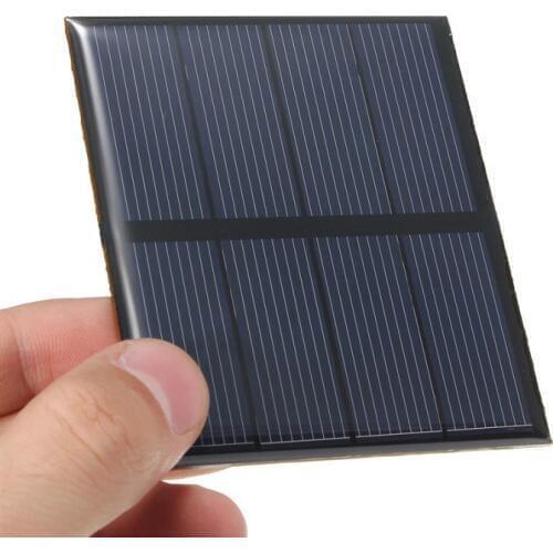 Wholesale 0.6W 2V Solar Cell Epoxy Polycrystalline Solar Panel Solar Module DIY Solar Charger Education Kits 82*70MM 500pcs/lot