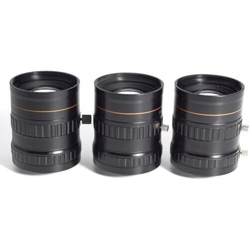 Used original 8mm 1:1.6 fixed focus industrial lens 500 million pixels 2/3 inch 5Mega Pixels