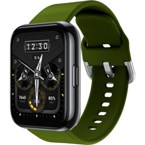 2021 New Soft Solid color Silicone Band Strap For Realme Watch S pro Smart Bracelet Strap For Realme Watch 2 2pro Wristband belt