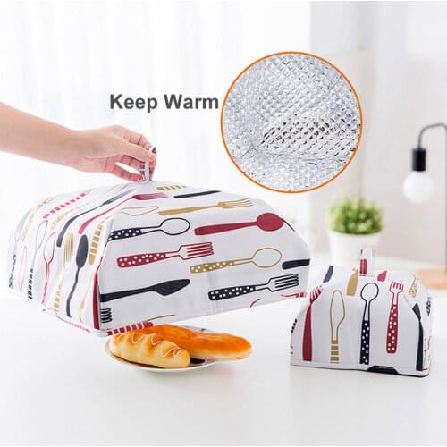 Foldable Food Covers Keep Warm Hot Aluminum Foil Cover Dishes Insulation Utilidades Kitchen Table Accessories Tools 2021 New