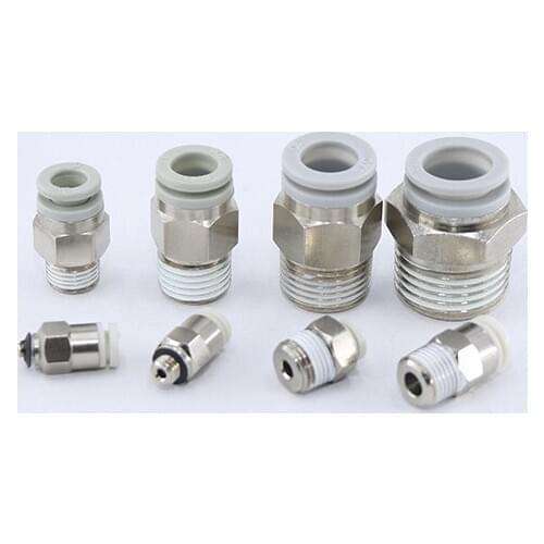 SMC White Pneumatic Connector Mini Air Pipe Connector KJH4 / 04 KJH3 KJH6 / 06 KQ2H08 -M3 / M5 / M6 / 01 Pneumatic Components