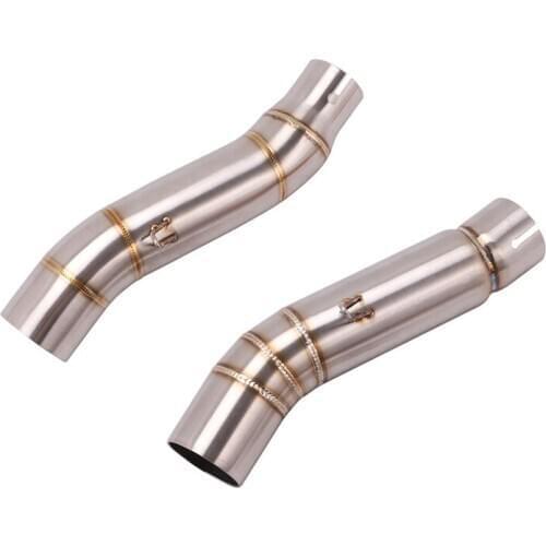 Mid Pipe for Honda CBR300R CBR500R Motorcycle Exhaust Pipe Stainless Steel Middle Link Pipe Slip On CB300R CB500F CB300F CB500X