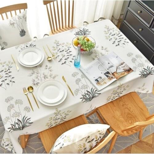 Tablecloth Printing Color European Style Household Birthday Party Tablecloth Cover Rectangular Waterproof Oilproof Table Cloth