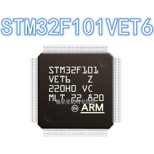 1PCS-10PCS 100% new original authentic STM32F101VET6 QFP-100 32F101VET6 QFP100 32-bit microcontroller chip