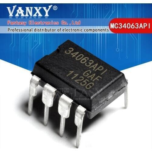 10PCS MC34063API DIP MC34063 DIP-8 34063API MC34152P MC34151P MC34151 MC34119P MC34119 MC34072P MC34072 MC34071P MC34071