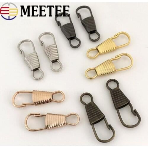 20pcs Luggage Zipper Pullers Clothing Jacket Leather Zipper Pull Tabs Zipper Head Instant Repair DIY Tailor Tools Accessories