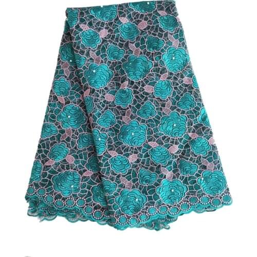African Laces Fabrics Embroidered Nigerian Guipure French Cord Lace Fabric High-quality Rose African French Net Lace Fabric