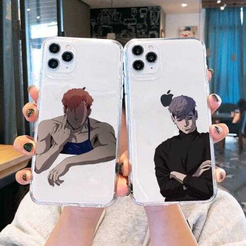 Sangwoo Killing Stalking Phone Case Transparent soft For iphone 5 5s 5c se 6 6s 7 8 11 12 plus mini x xs xr pro max