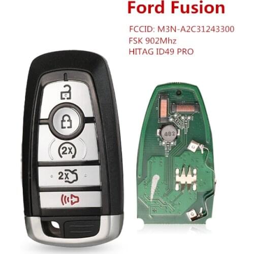 Remote-Smart Car Key FSK 902MHz ID49 for-Ford for-Mondeo Mustang Fusion F-250 F-350 F-450 F-550 2017 M3N-A2C93142600