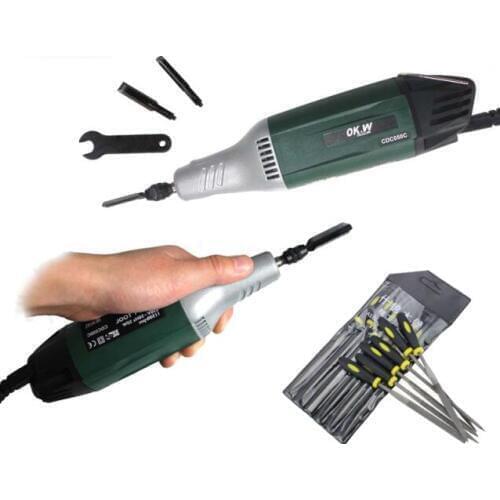 220v, electric Small electric wood engraving machine motor driven knife tool carved chisel wood carving knife root carved pen