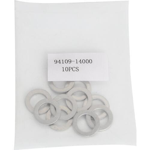 H2CNC 10PC Engine Oil Drain Plug Crush Washer Gaskets 94109-14000 for Acura / Honda