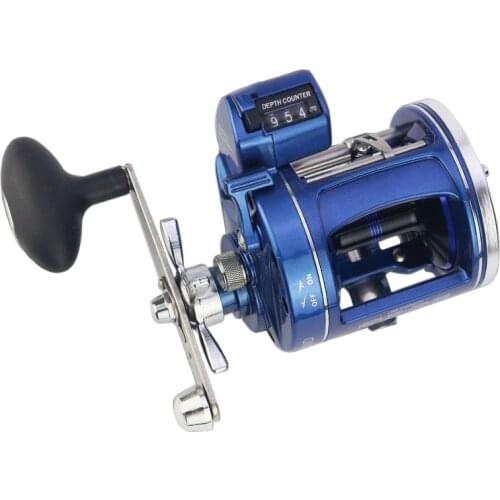 30D/50D Line Counter Reel Saltwater Fishing Reels 3.8:1 5.2:1 Max Drag 3kg 7kg Sea Casting Reel Left/Right Handed
