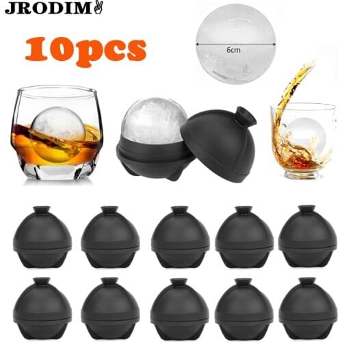Ice Cube Maker Silicones Ice Ball Mould 6cm Big Ice Ball Molds Ice Cube Tray for Summer Cocktail Whiskey Cold Drinking Bar Tools