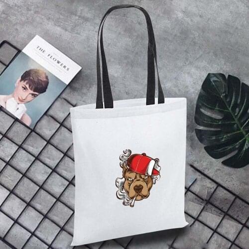 Effortless Large-capacity Canvas Bag Tote Reusable Polyester Portable Shoulder Supermarket Shopping Bag High Quality Ladies Bag