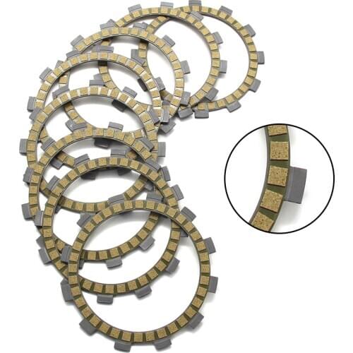Motorcycle Clutch Friction Plate Disc Set For Yamaha YZ125 YZ 125 E/F/G/H/J/K/L/M/N/P/R/S/T/V/W/X/Y 1993-2018 OEM:3XJ-16321-00 8
