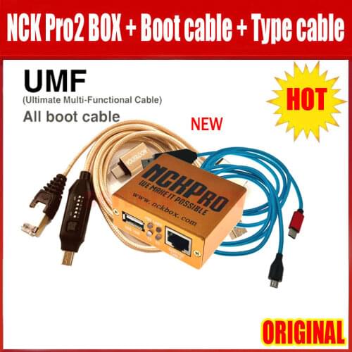 Newest version Original NCK Pro Box/NCK Pro 2 box(support NCK+ UMT 2 in 1)+ ALL in one Boot Cable+Octoplus frp 2 in 1 cable