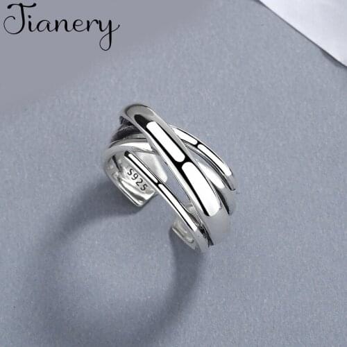Charming Open Chain Ring for Women Vintage Boho Party Rings Gothic Punk Jewelry Gifts for Girls 2021