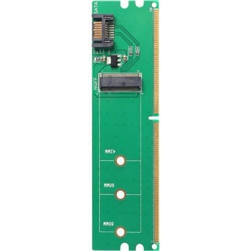MAIWO KT035 Adapter Card M.2 (NGFF) to SATA Adapter Card DDR2 Power Supply SSD Hard Drive Expansion Card