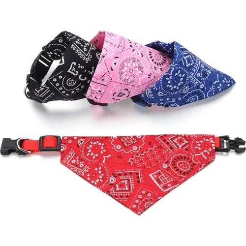 Adjustable Triangular Bandage For Pet Dog Cat Washable Scarf Bandana Collar Bibs Cat Neck Decor Birthday Party Dress Up