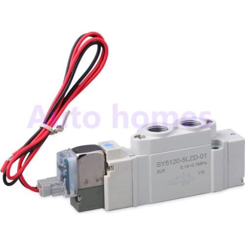Solenoid valve SY5120-5LZD-01 performance rated voltage direct connected