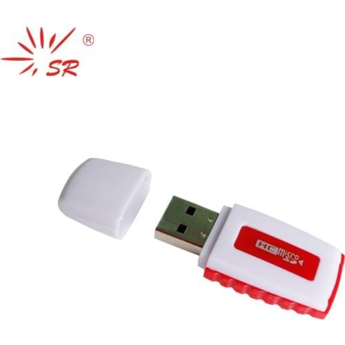 SR Harpoon Small Airship Card Reader Single Port USB 2.0 for Micro SD TF Card for PC Laptop Computer