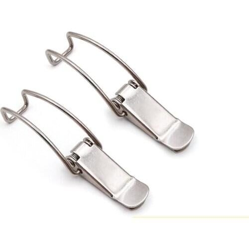 Universal Toolbox Industrial Machinery Transport Box Suitcases Lock Duck Mouth Clasp 304 Stainless Steel Buckle Latch