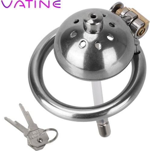 VATINE Penis Attachments Sex Toys for Men Bird Cock Cage Lock Chastity Belt Erotic Penis Ring Male Chastity Device