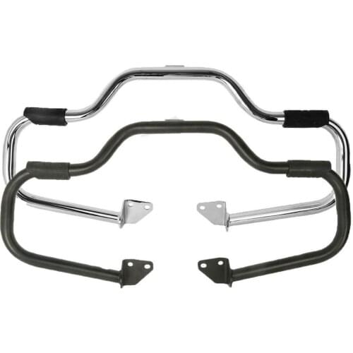 Motorcycle 1.25" Engine Guard Highway Crash Bar For Harley Dyna Wide Glide Low Rider Fat Bob 06-17 Switchback Street Bob