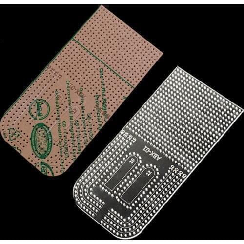 1 Pc Leather Craft Acrylic Punching Positioning Calculation Ruler Stencil Template Sewing Tools Set Accessory 17.5*8.5cm