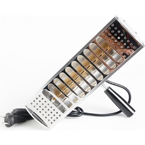 220V Hand-Held Electric Car Solar Film Heating Lamp Infrared Baking Lamp Glass Heat Insulation Tester 1000W 32x10CM