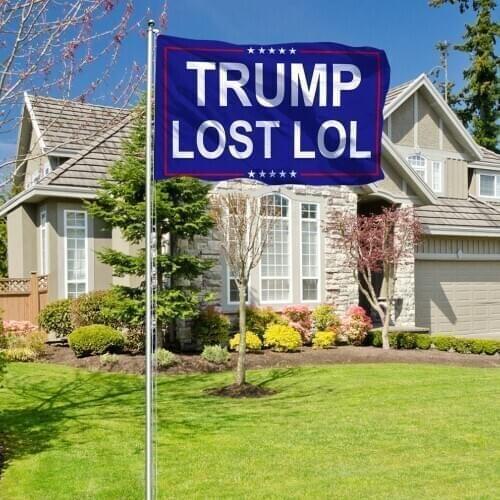 3x5ft Trump Lost Flag Anti Trump Garden Flag With Metal Grommets US Presidential Election Biden Supporters Flag Dropshipping