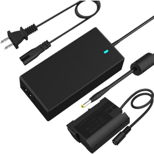 EP-5B DC Coupler Dummy Battery EN-EL15 AC Power Adapter Charger Kit for Nikon D750 D800 Digital Cameras(US Plug)