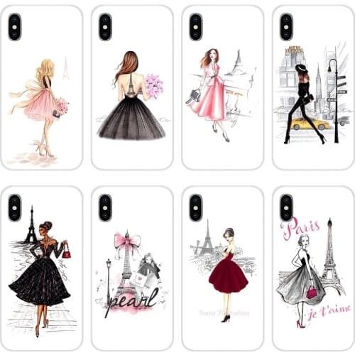 Accessories Phone Cases Covers Eiffel City Baby Girl For Huawei Y5 Y6 Y7 Y9 Prime Pro GR3 GR5 2017 2018 2019 Y3II Y5II Y6II