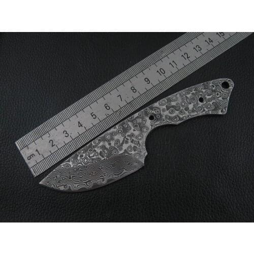 Damascus knife blank diy blade vg10 hand made half done M390 steel sharp knife making part tools
